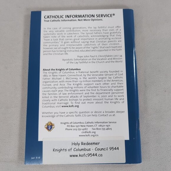 Into The Breach Knights of Columbus Apostolic Exhortation to Catholic Men Church - Picture 2 of 8